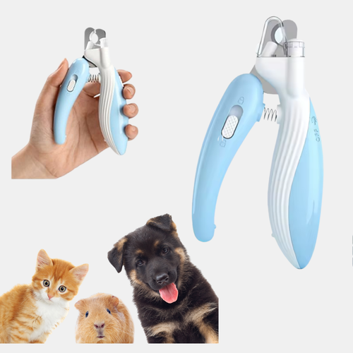Cortauñas Profesional con Luz LED para Mascotas | Corte Seguro, Preciso y Sin Estrés